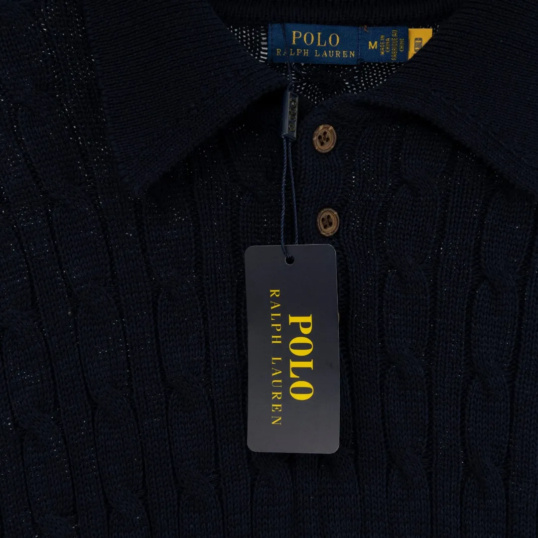 P300 top version (different currencies) You can scan the code to enter the official website Style: Ralph Lauren POLO Ralph Lauren small label embroidery knitted old money style lapel long-sleeved POLO Color: Picture color Size: S-XL Fabric: Pure cotton Accessories: Full set of customized accessories No gender distinction, same style for men and women